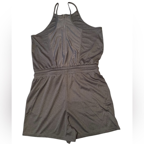 Mondetta Active Lifestyle Romper Black Melange Size - Picture 7 of 12